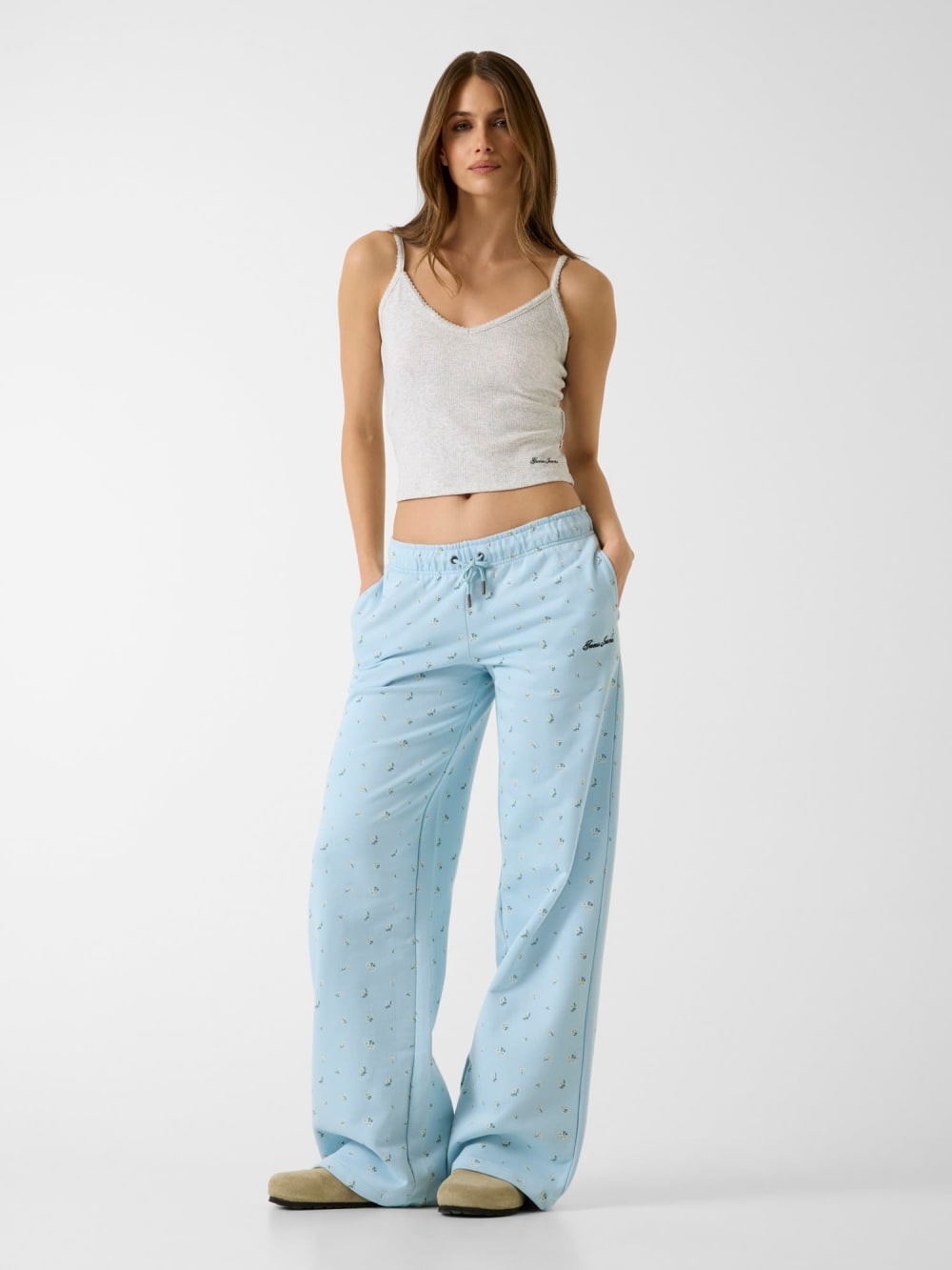 Floral print joggers