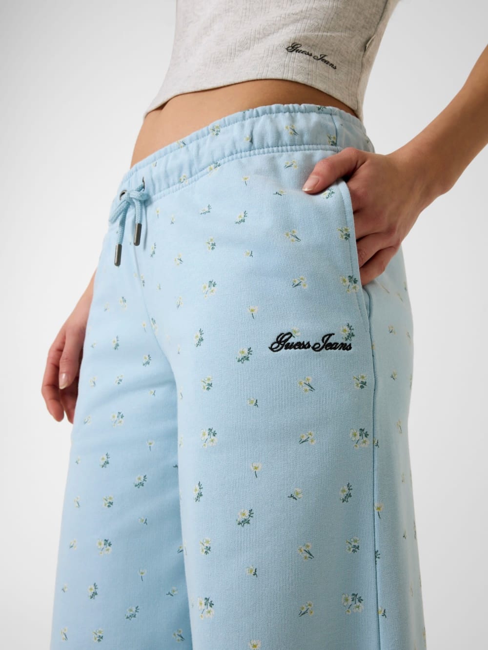 Floral print joggers