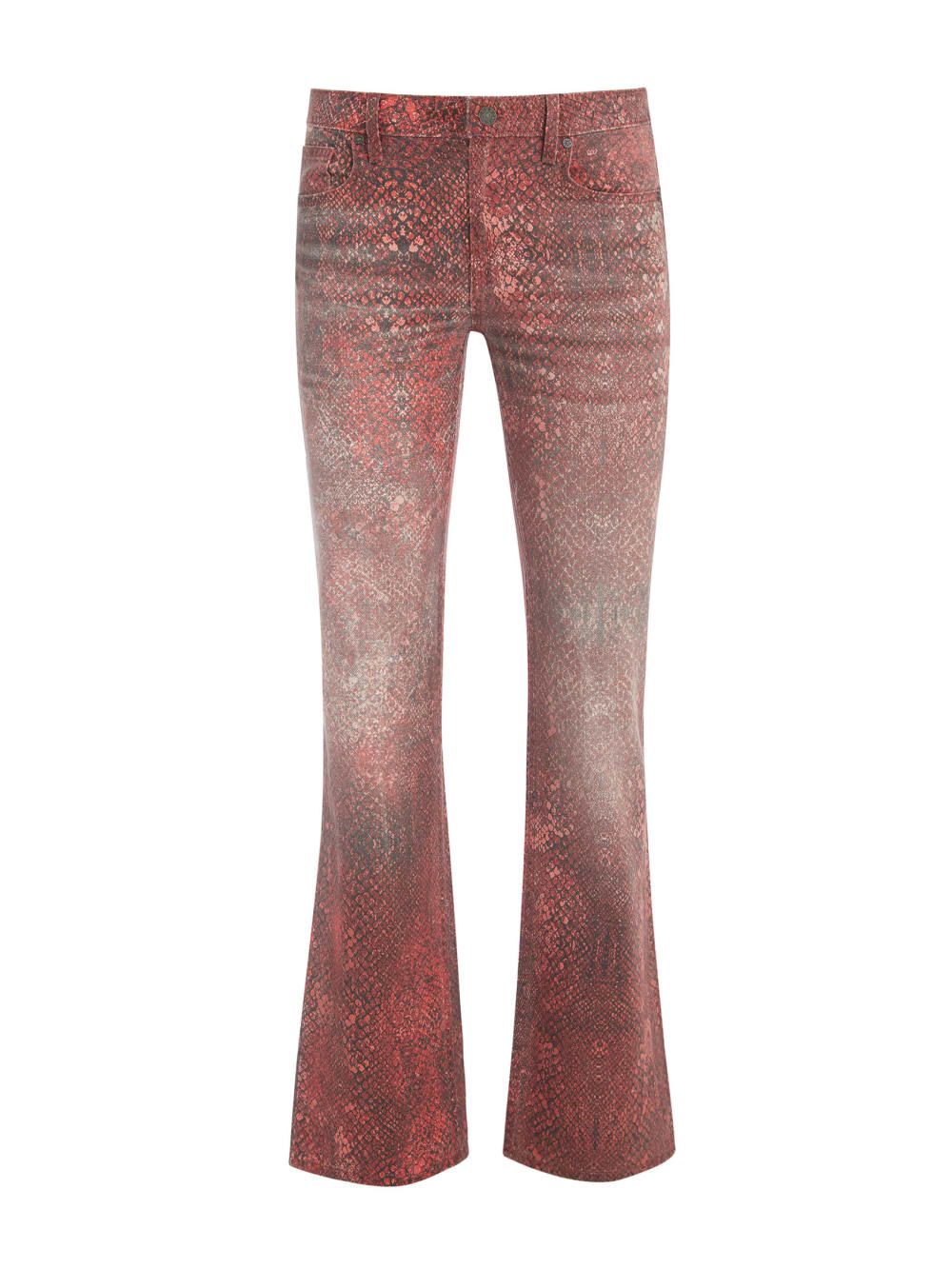 printed straight pant