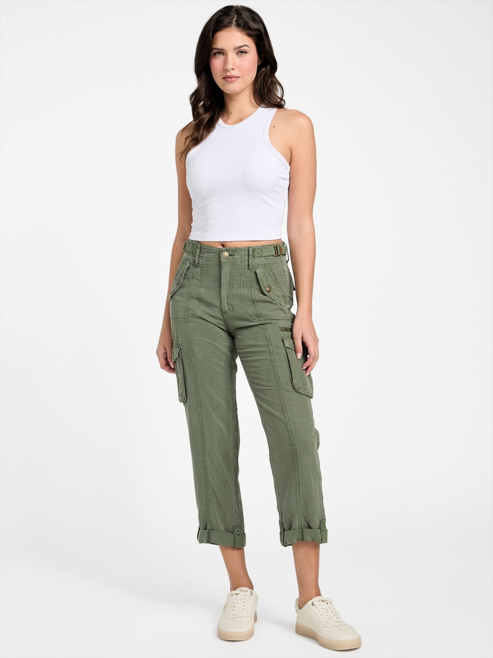 Nessi Linen Cargo Pants