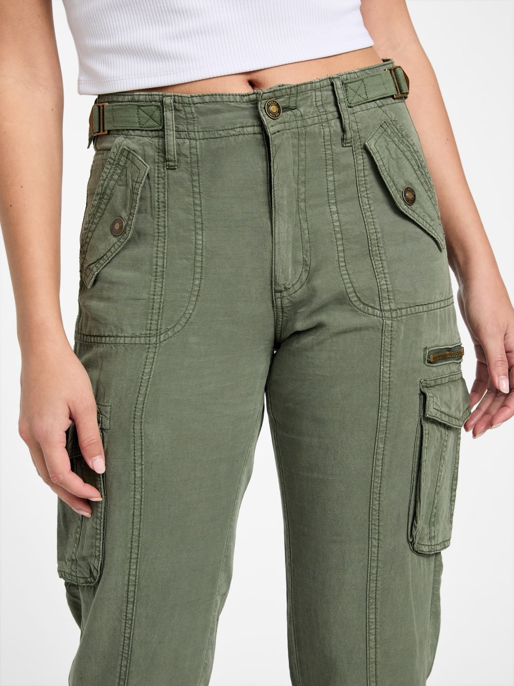 Nessi Linen Cargo Pants