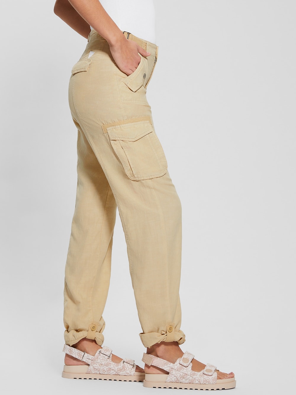 Nessi Linen Cargo Pants