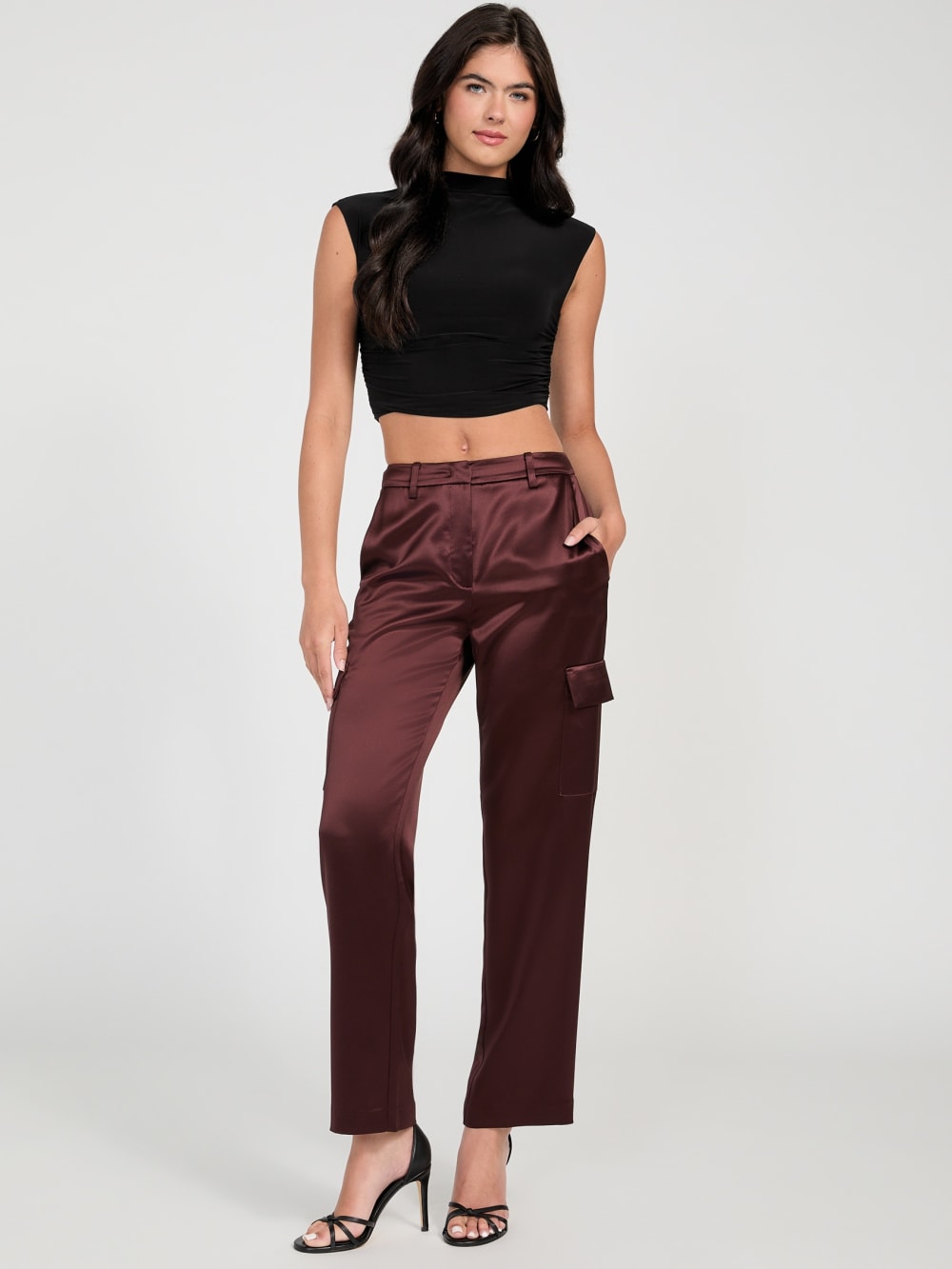 Megan Cargo Satin Pants
