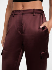 Megan Cargo Satin Pants