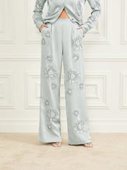 Gwen Embroidered Flower Pant