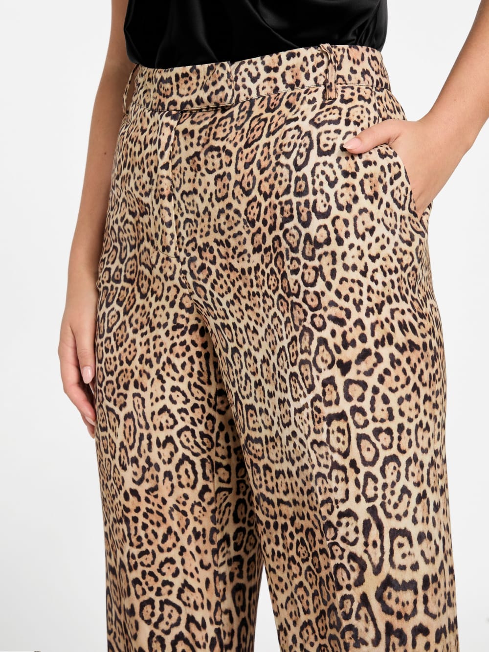 Amy Printed Satin Pant