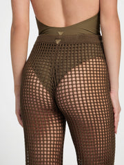 Open-Knit Crochet Pant