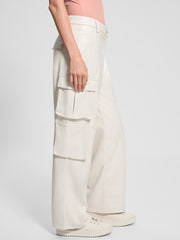 Kori Faux-Leather Cargo Pants