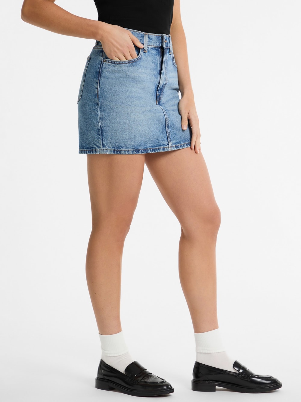 Denim Mini Skirt