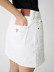 Denim mini skirt