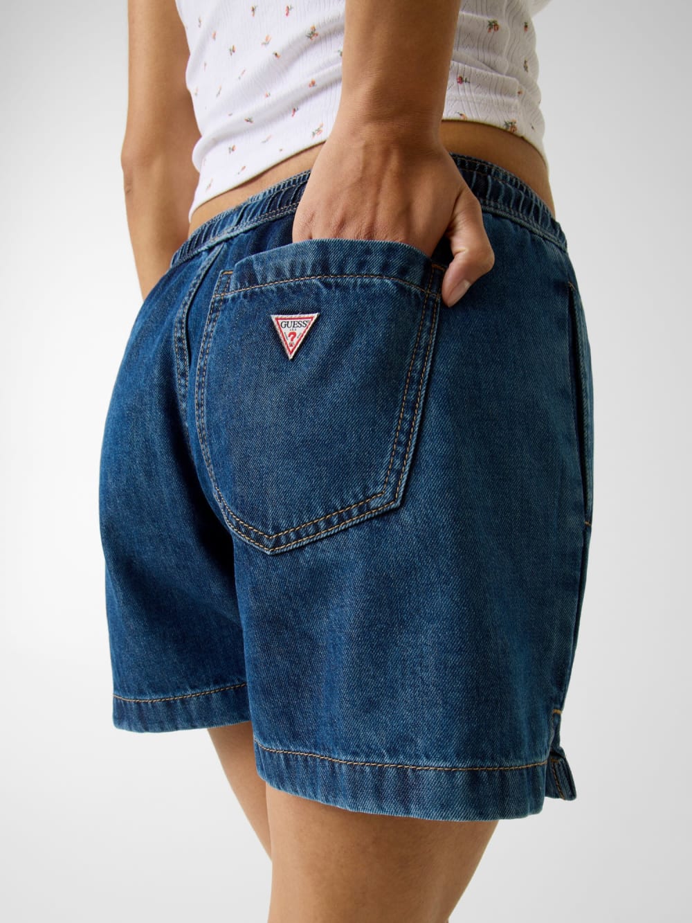 Denim shorts