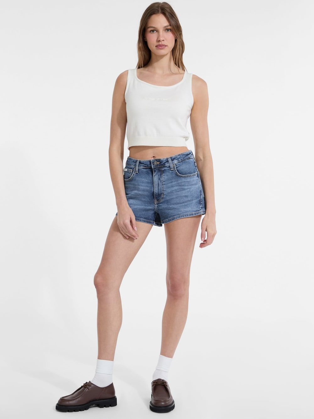 Denim shorts