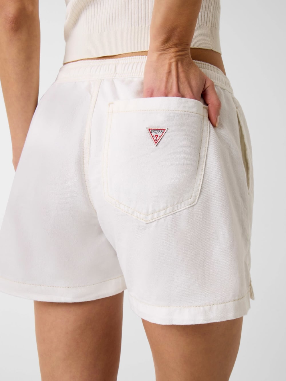Denim shorts