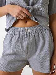 Checked shorts