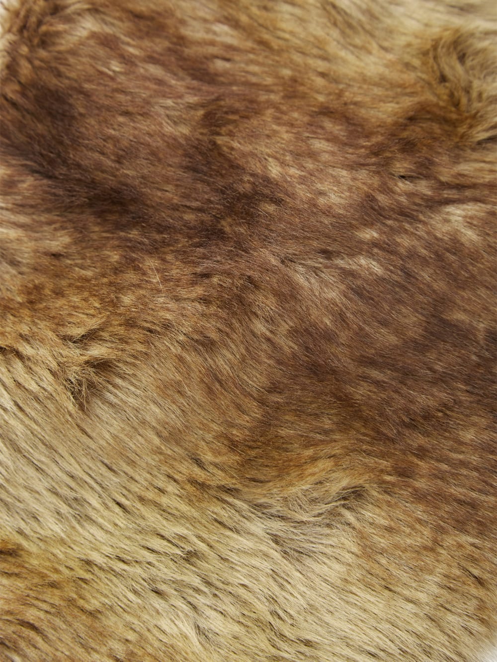 faux-fur skirt