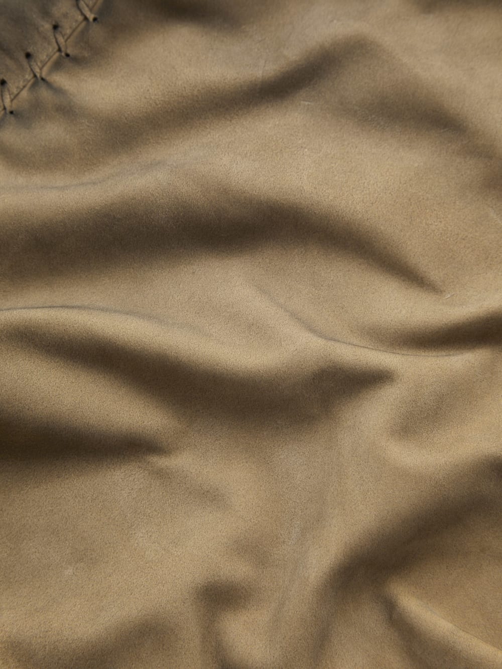 washed suede skirt