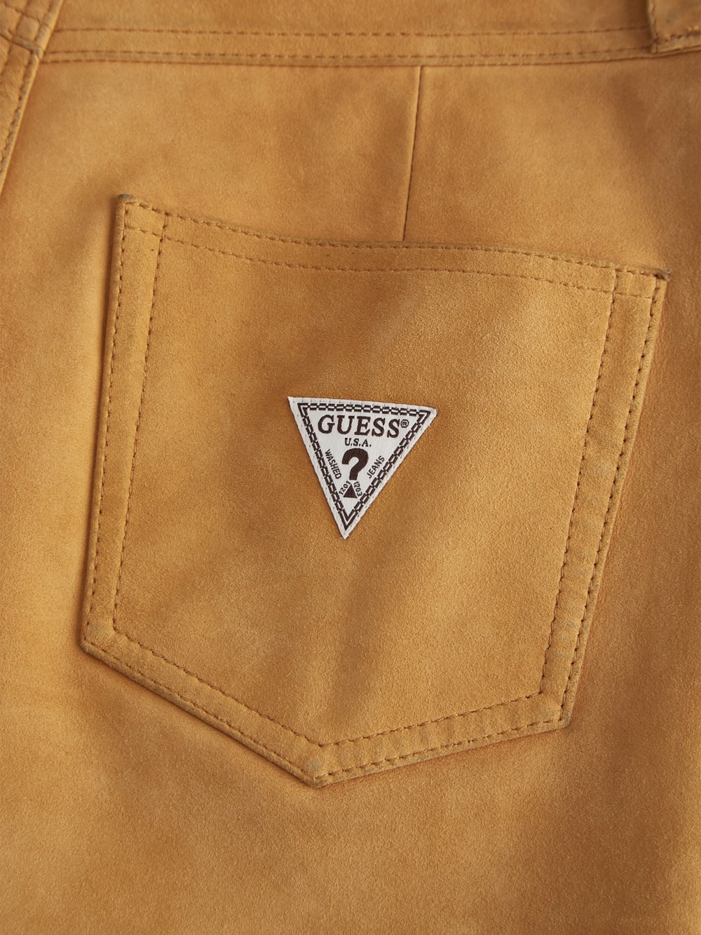 Sueded Mini Skirt