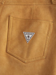 Sueded Mini Skirt