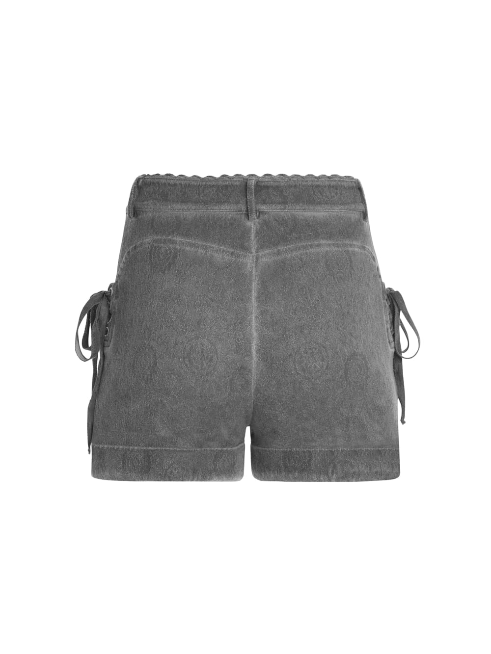 textured shorts