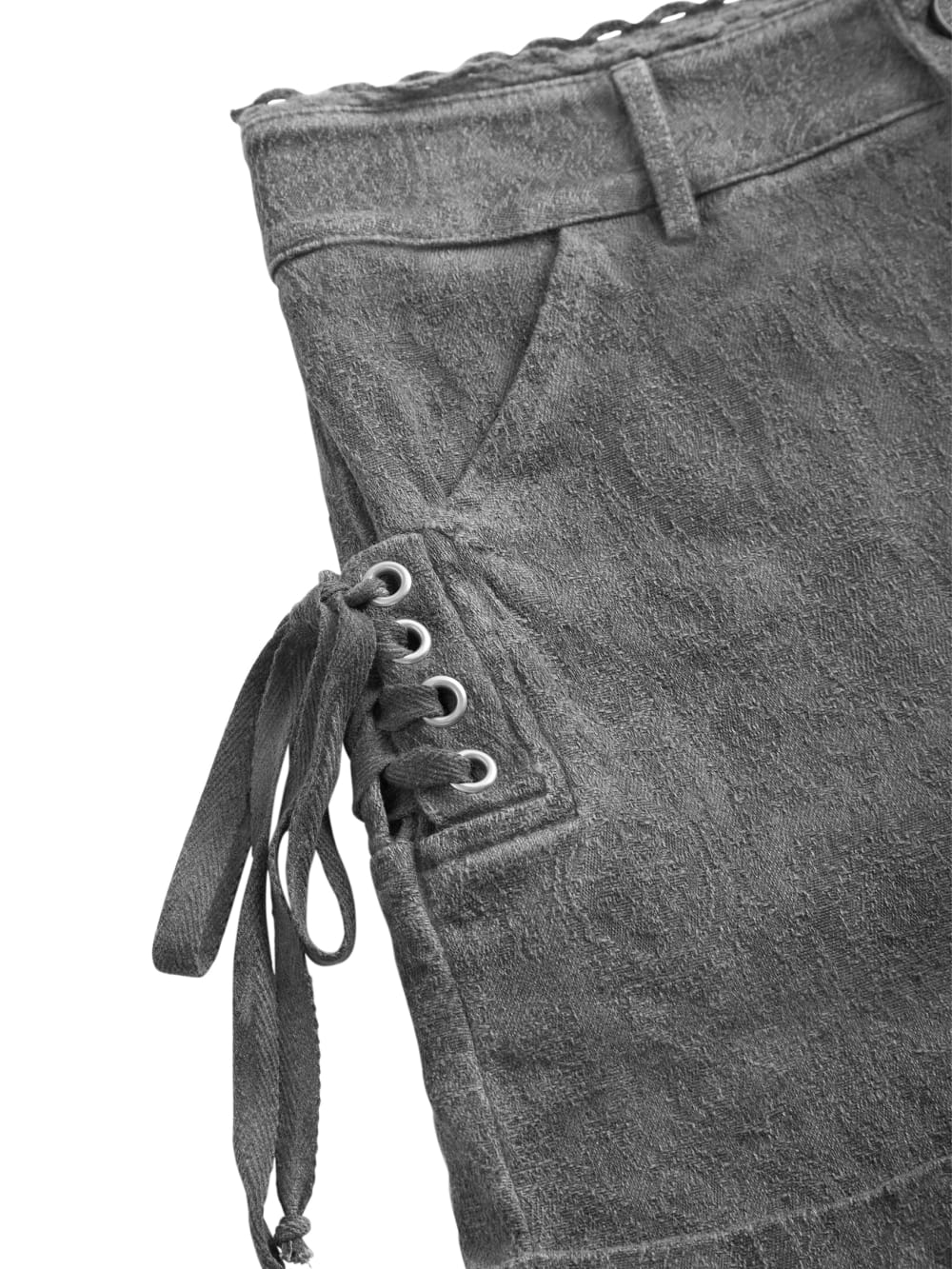 textured shorts