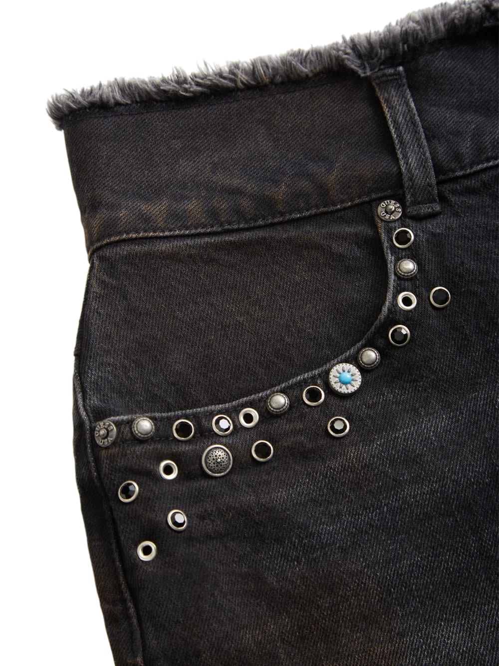 western denim skirt