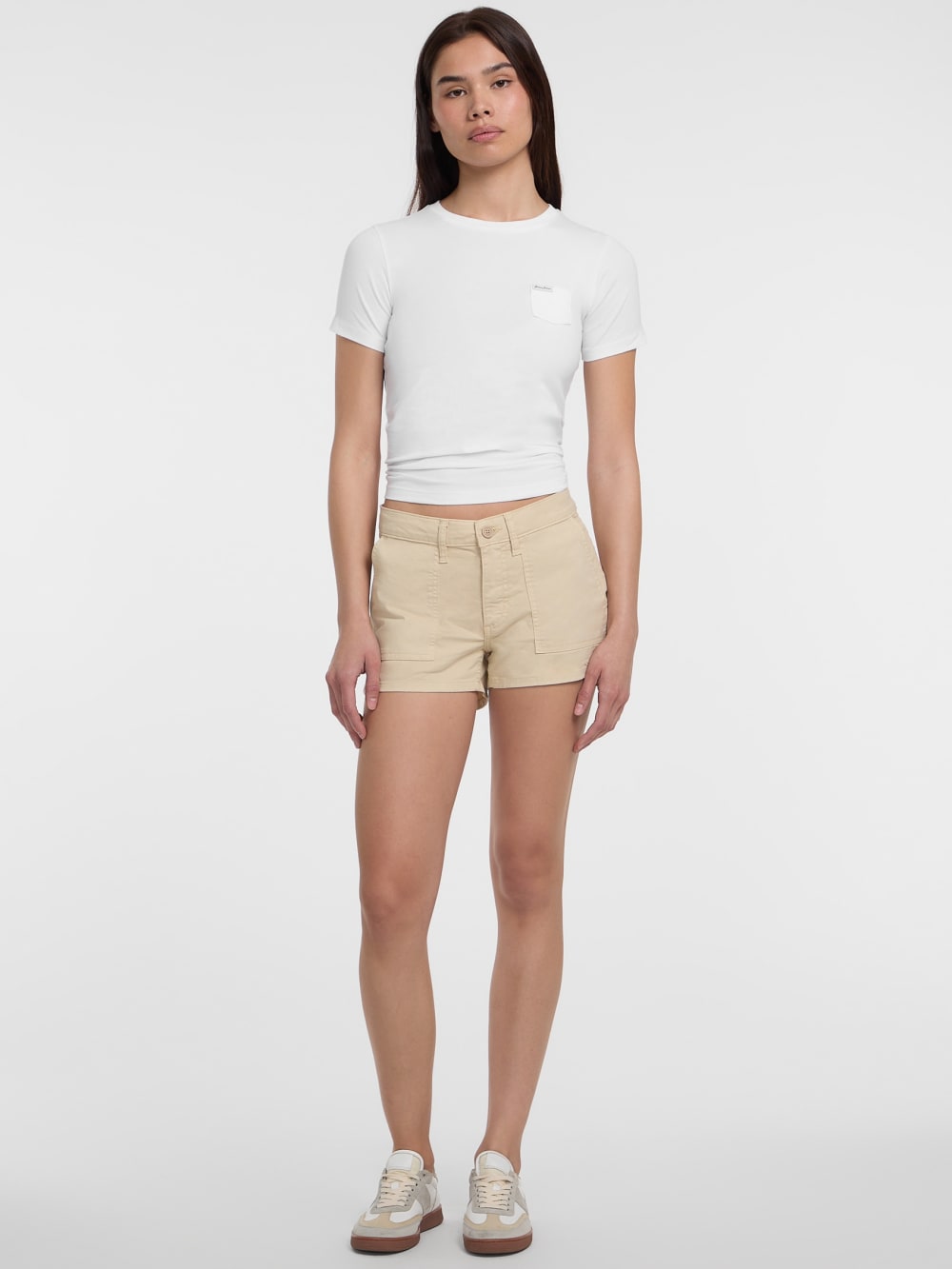 Denim Utility Shorts
