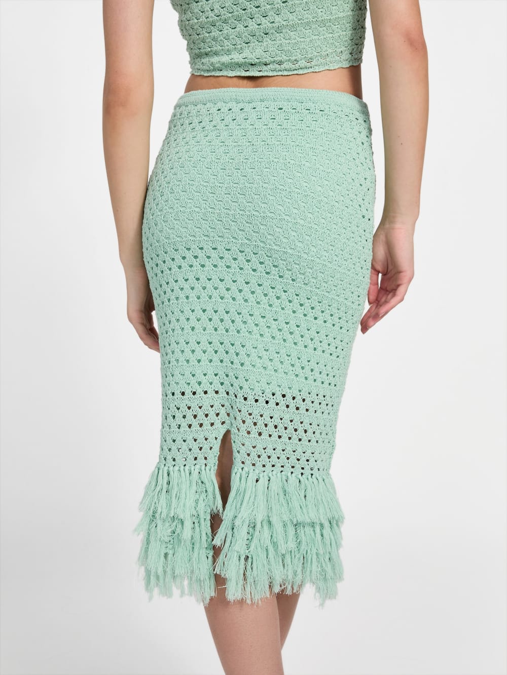 Eco Luca Fringe Hem Skirt