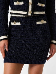 Sweater mini skirt