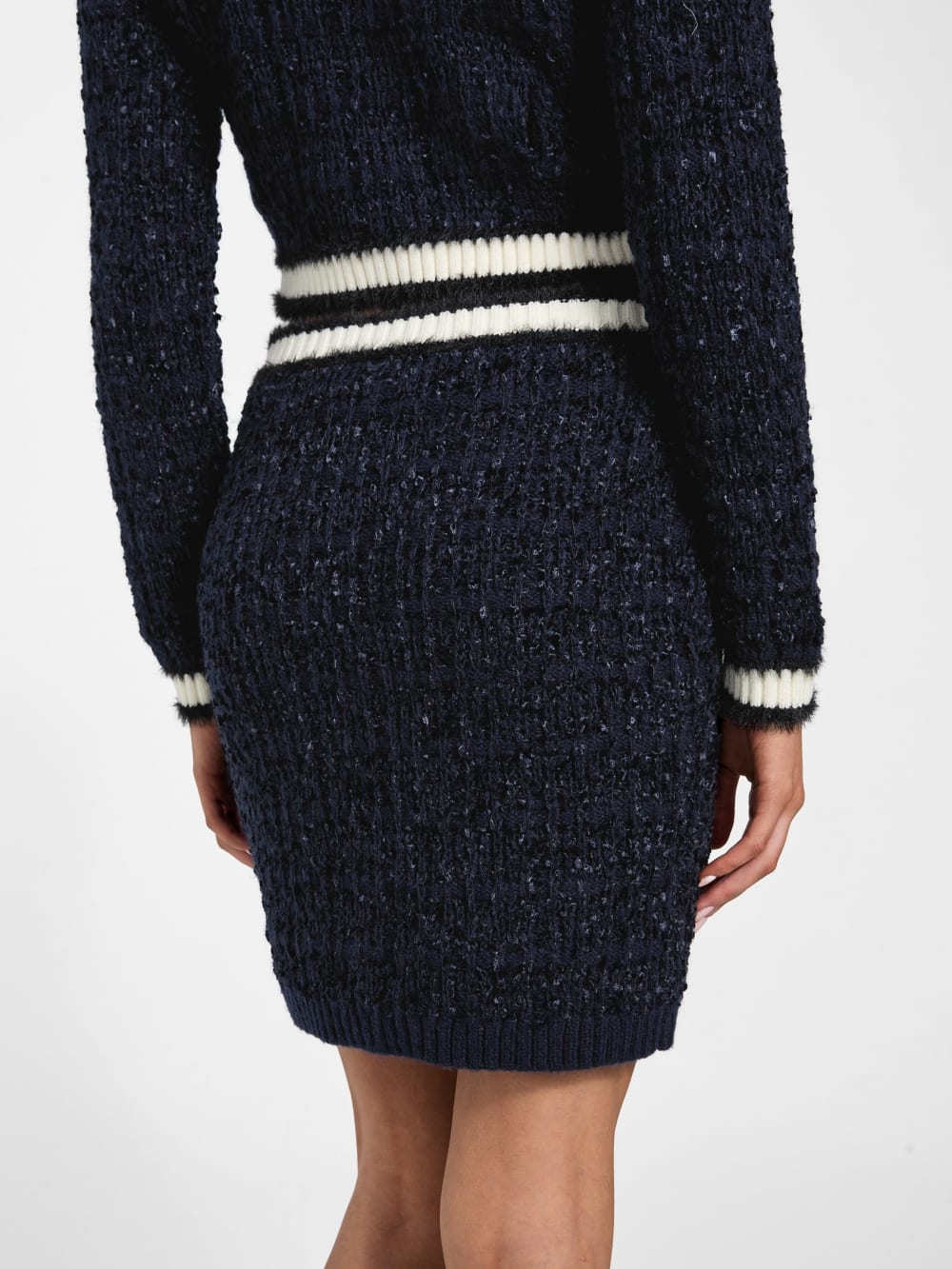 Sweater mini skirt