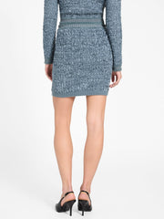 Sweater mini skirt
