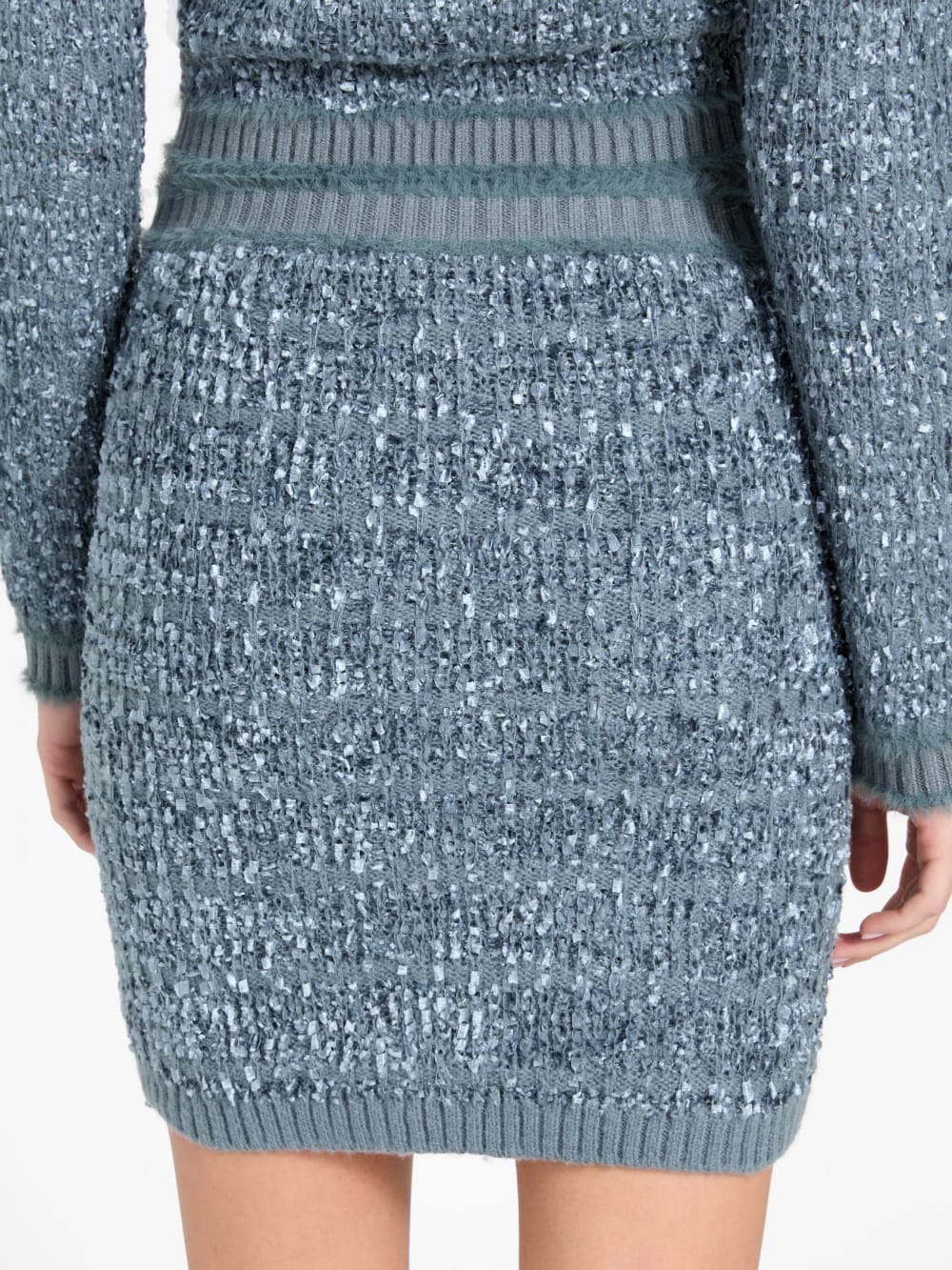 Sweater mini skirt