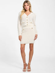 Sweater mini skirt
