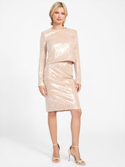 Lavinia Sequin Pencil Skirt