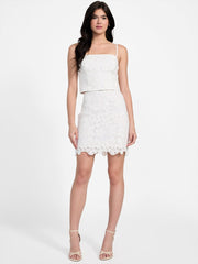 Delilah Crochet Mini Skirt
