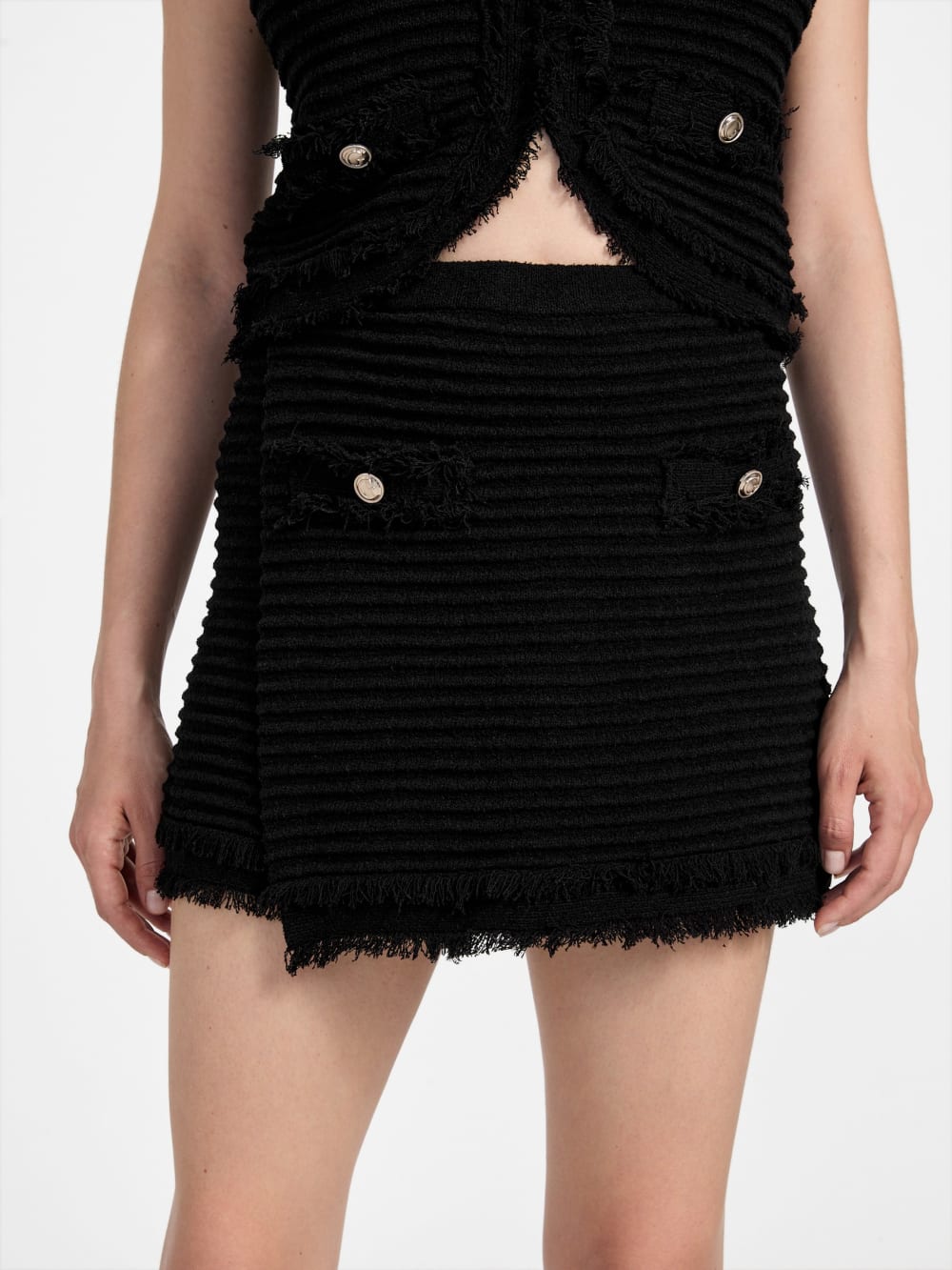Eco Malina Ottoman Boucl  Skort