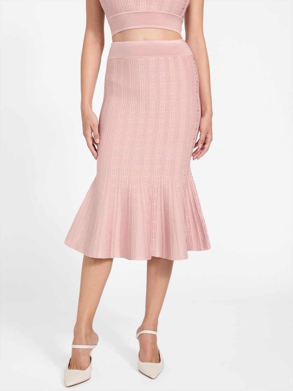 Sofie Fit-and-Flare Sweater Skirt