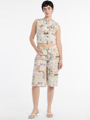 GUESS Originals Denim Bermuda Shorts