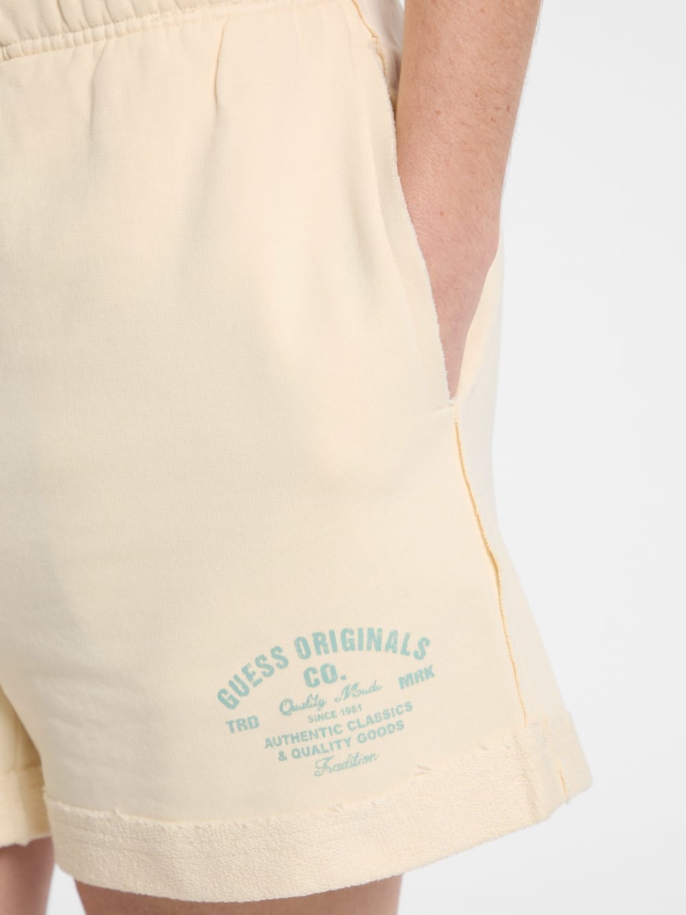 GUESS Originals Eco Distressed Shorts