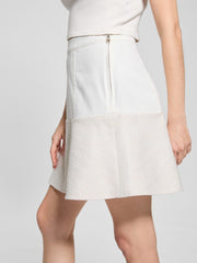 Elsie Tweed and Denim Skirt