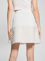 Elsie Tweed and Denim Skirt