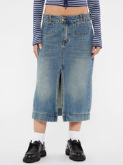 GUESS Originals Denim Midi Skirt