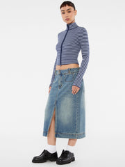 GUESS Originals Denim Midi Skirt