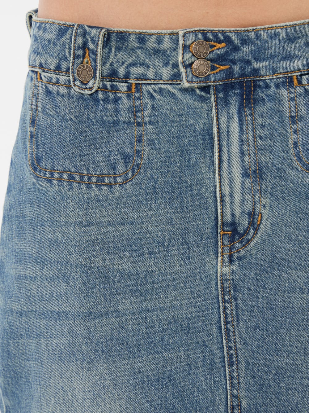 GUESS Originals Denim Midi Skirt