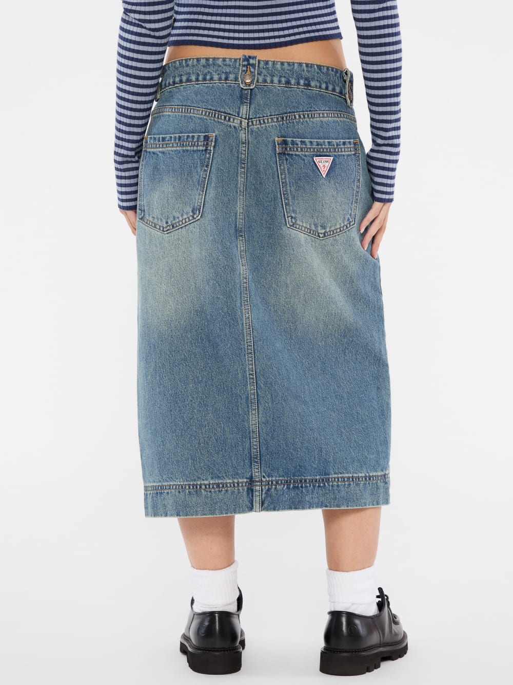 GUESS Originals Denim Midi Skirt