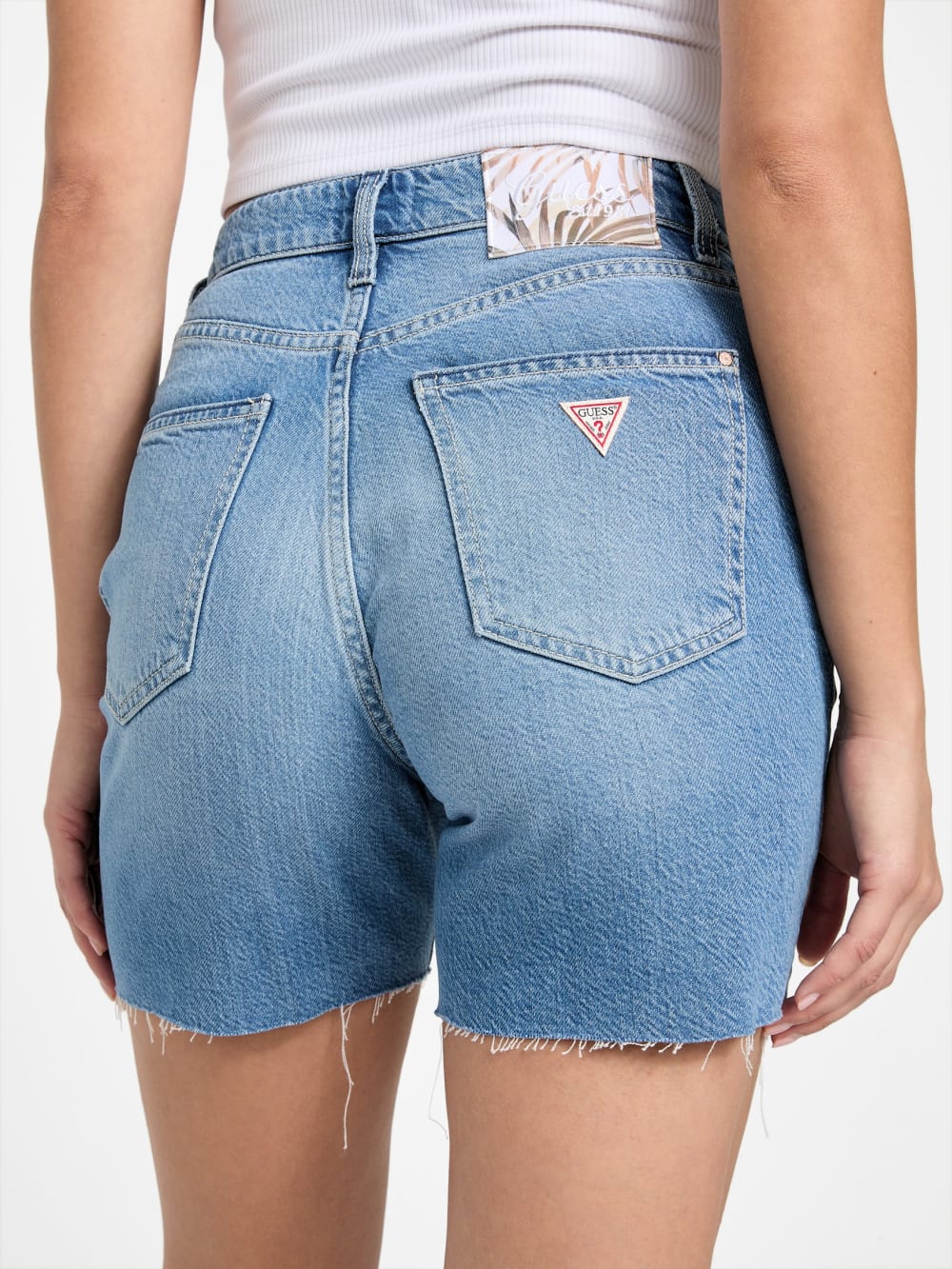 Eco 80s Pedal Denim Shorts