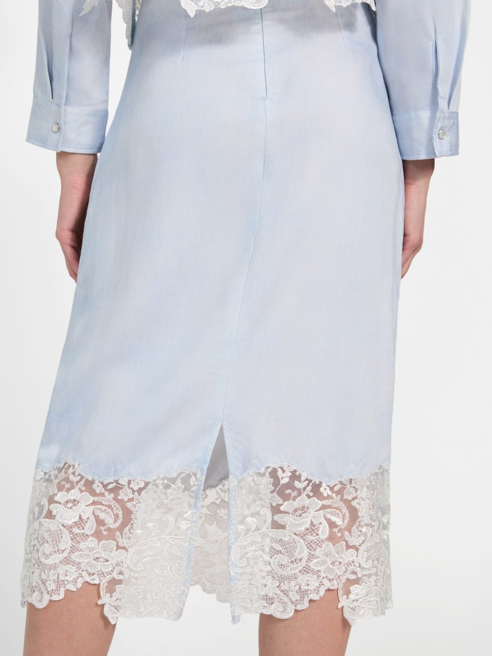 Lana Midi Lace Skirt