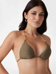Eco Padded Triangle Bikini Top