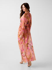 Silk-blend kimono
