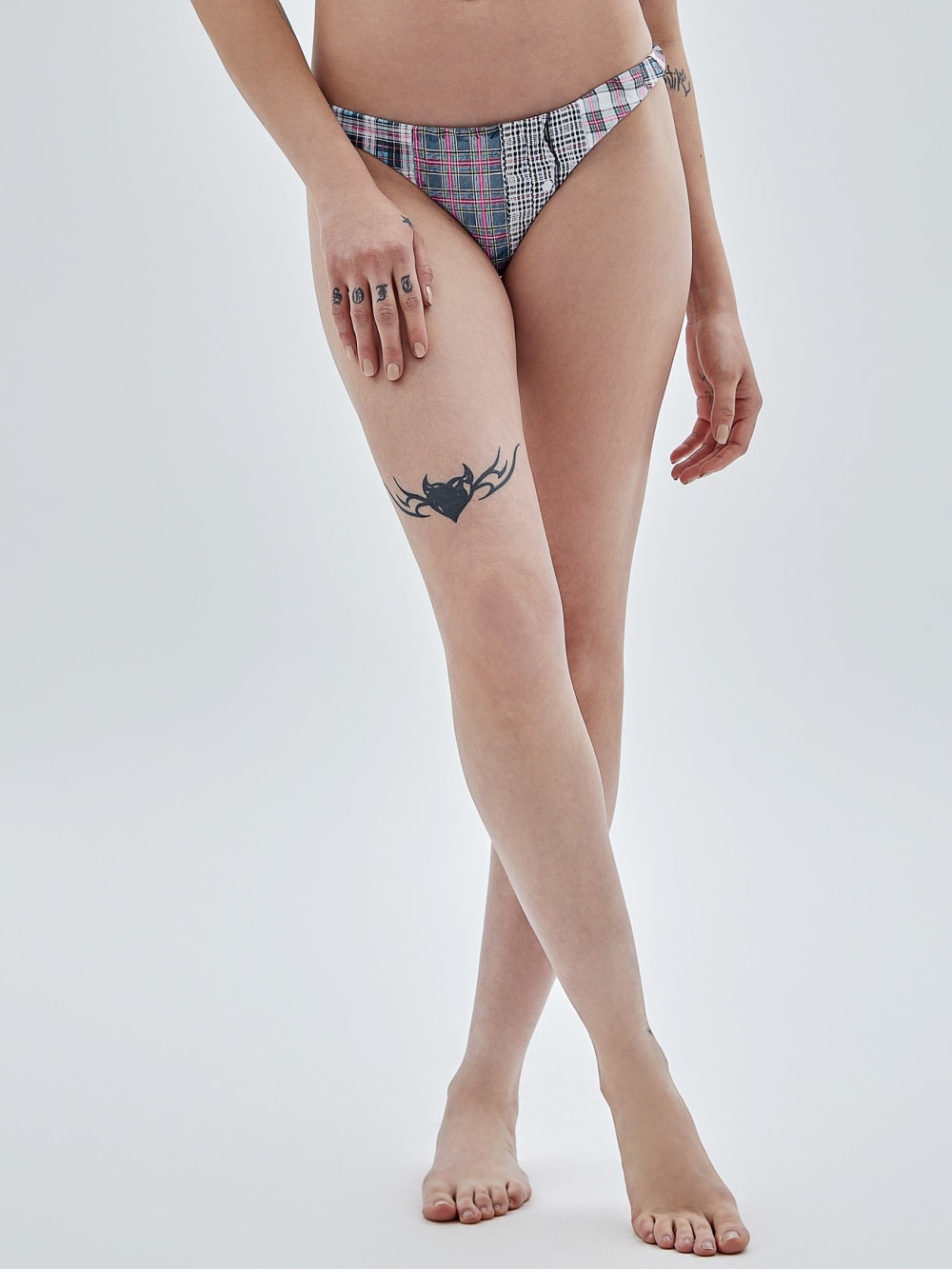 GUESS Originals Plaid Bikini Bottoms