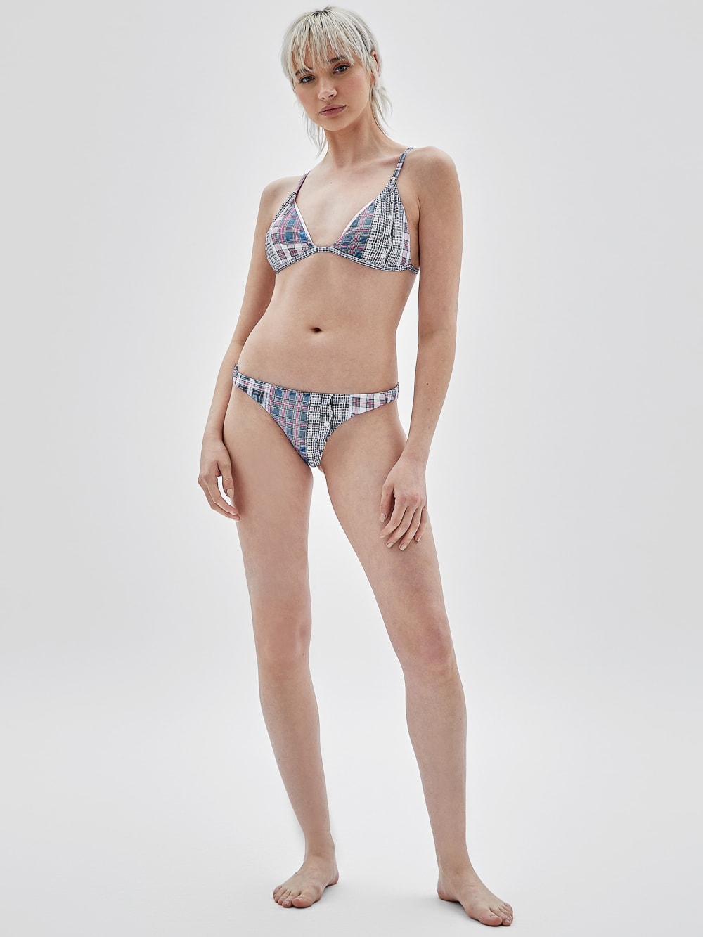 GUESS Originals Plaid Bikini Top
